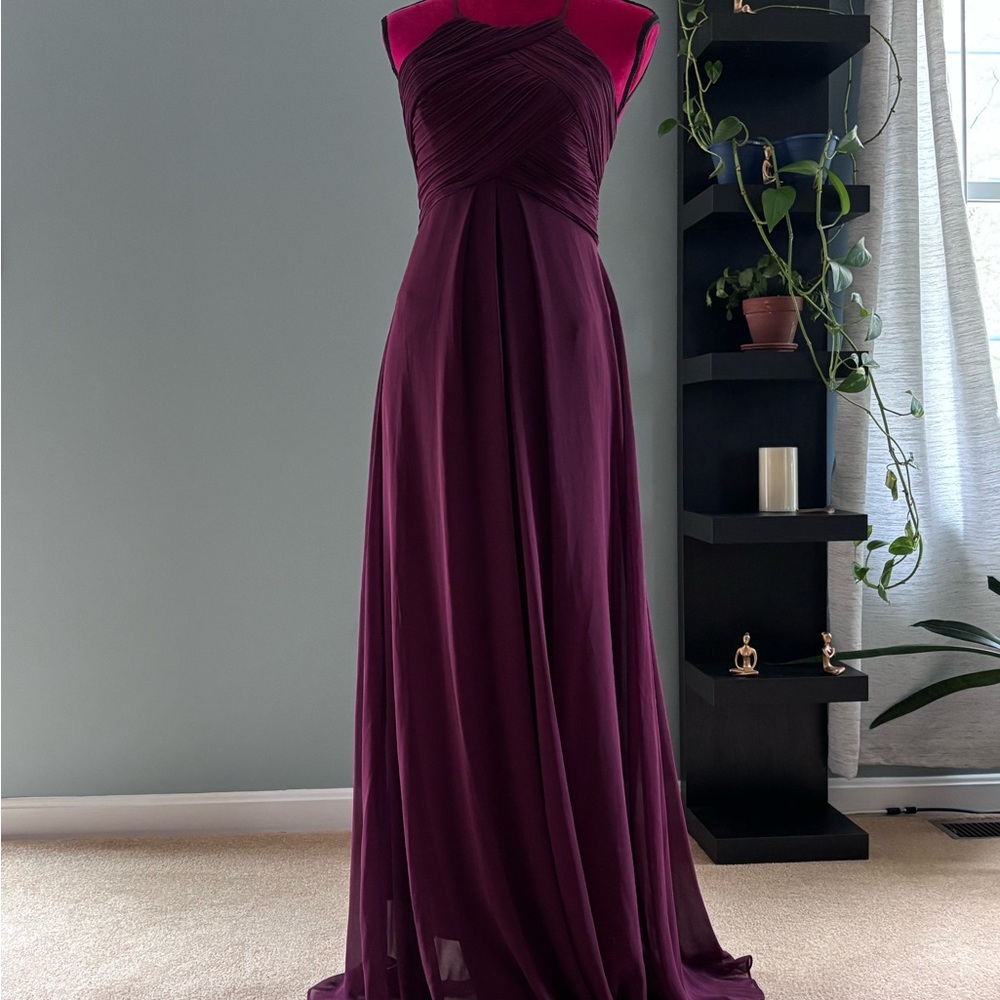 Elegant Purple Evening Gown